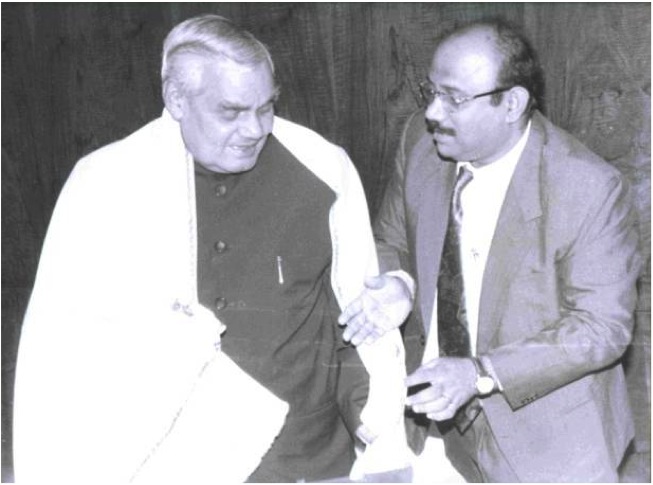 With Former Prime Minister Shri Atal Bihari Vajpayee